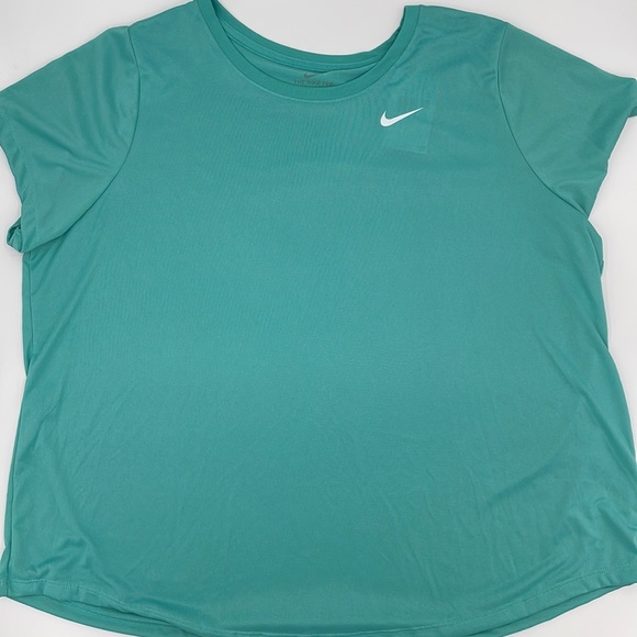 Nike Tops Nike Plus Size Drifit Legend Training Tshirt In Teal